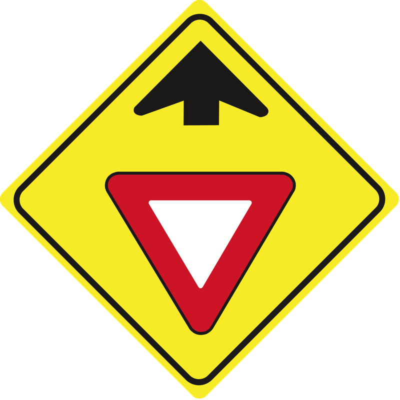 Warning Sign 75x75